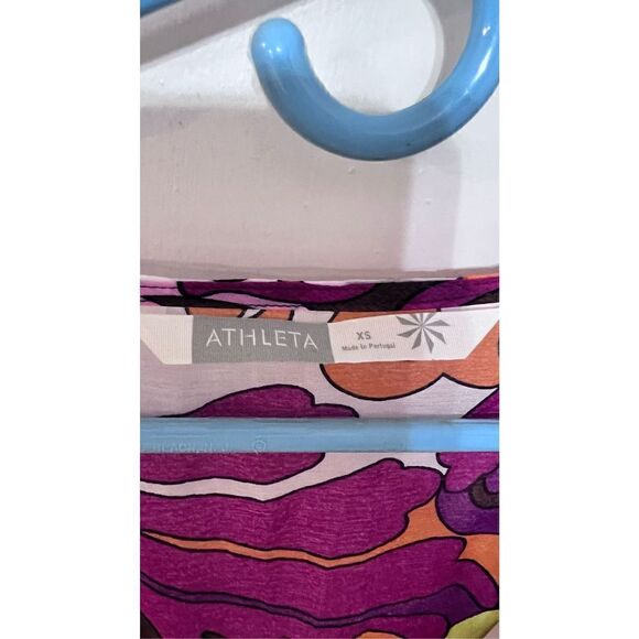 ATHLETA TEAR AWAY B4 U PLAY COVER UP BLOUSE DRESS SZ XS - Picture 5 of 11